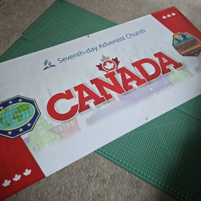 Canada Seventh-day Adventist Church promotional banner for events and outreach.